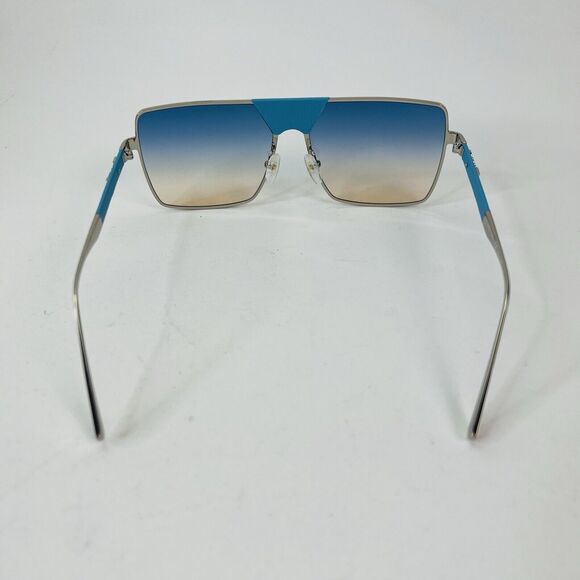 Salvatore Ferragamo SF221 237 Palladium Blue Sunglasses 59-15-140 Gradient - Picture 7 of 10